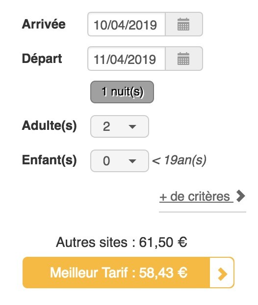 widget module reservation reservit