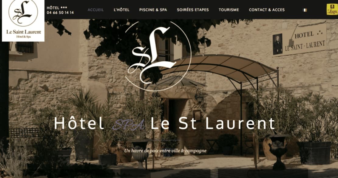 Création du site de l’hôtel Saint-Laurent