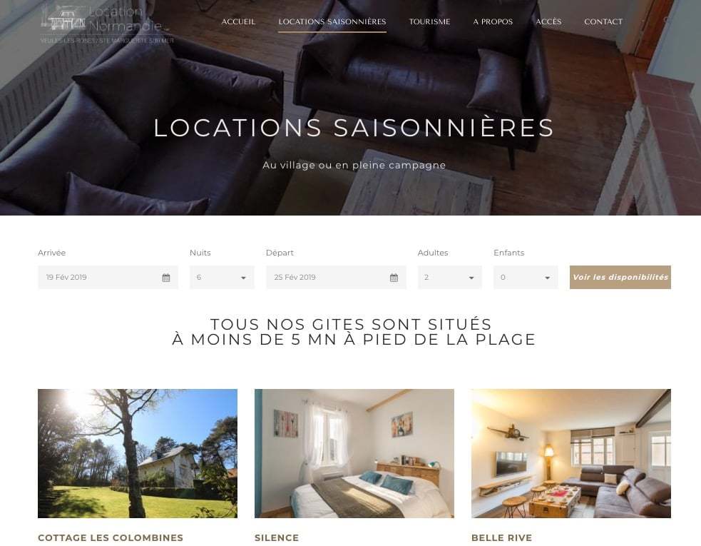 agence web chambres d'hotes gîtes