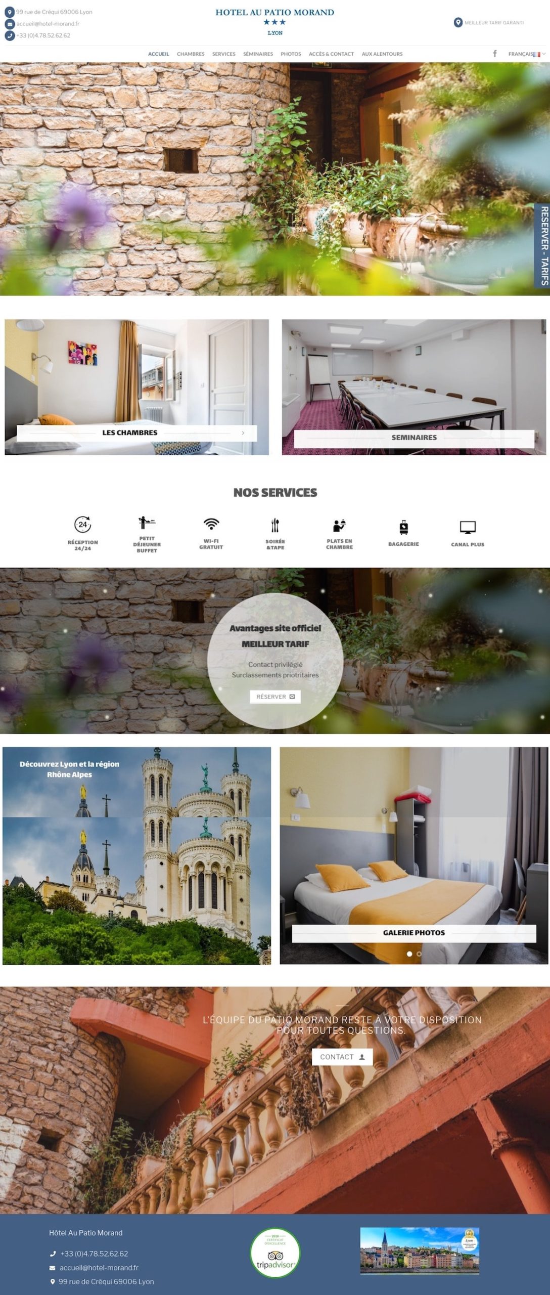 web agency patio hotel