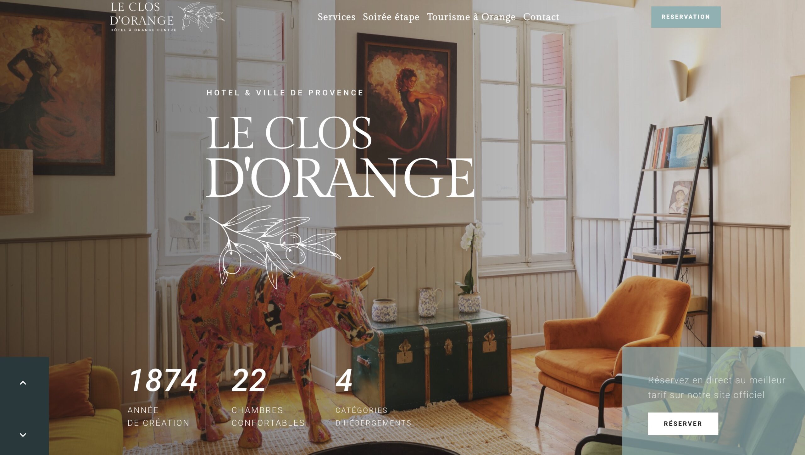 Example of a Provençal website