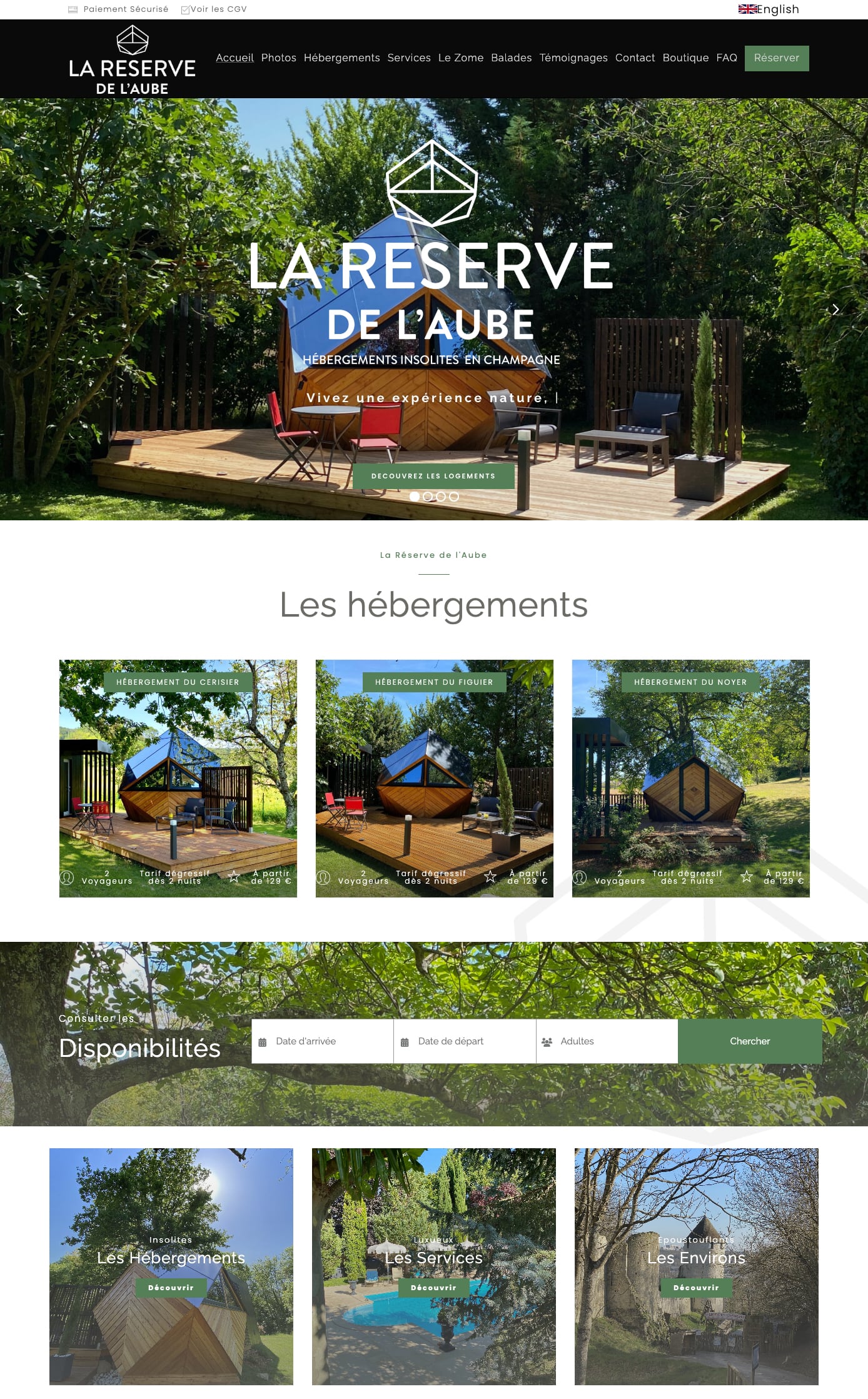 creation site hebergement insolite