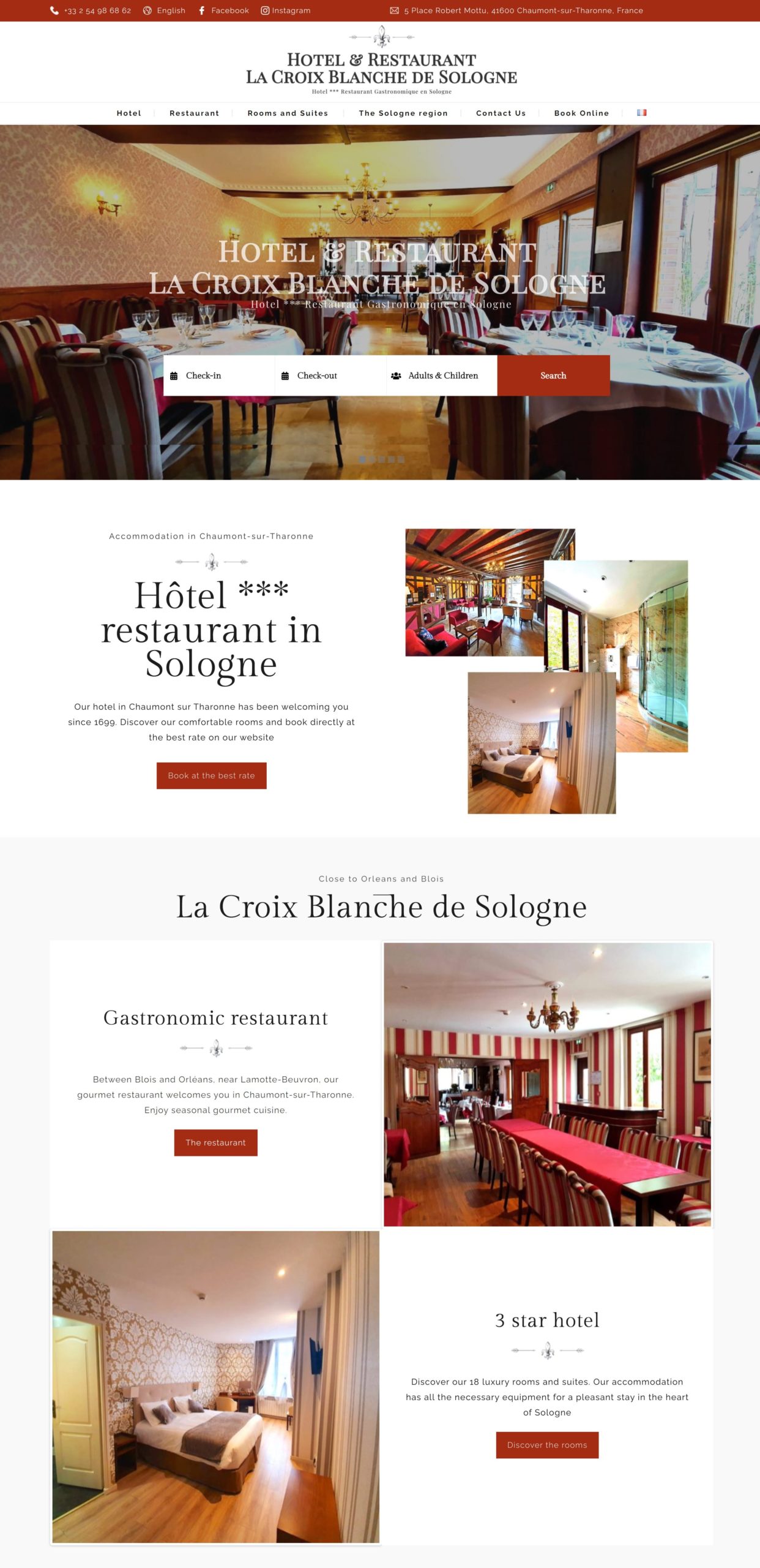 web design hotel