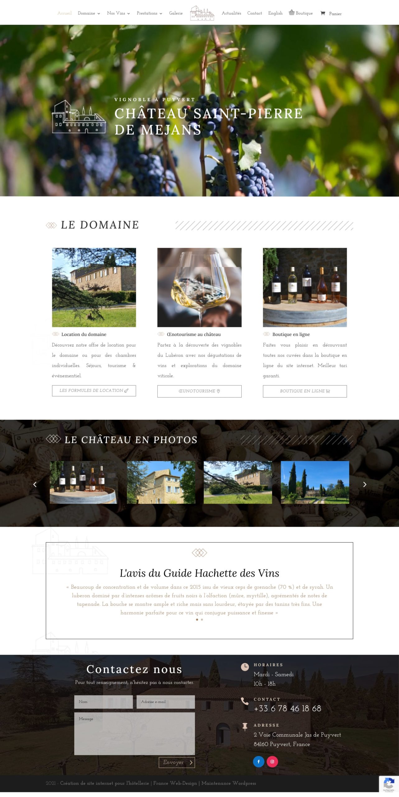 web agency vineyard winemaker