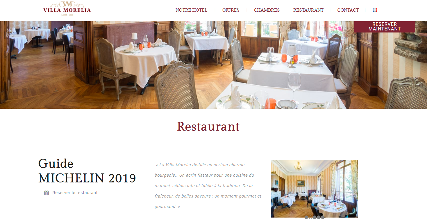 sito web del ristorante gourmet