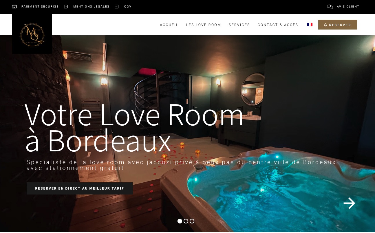 Site Internet Love Room