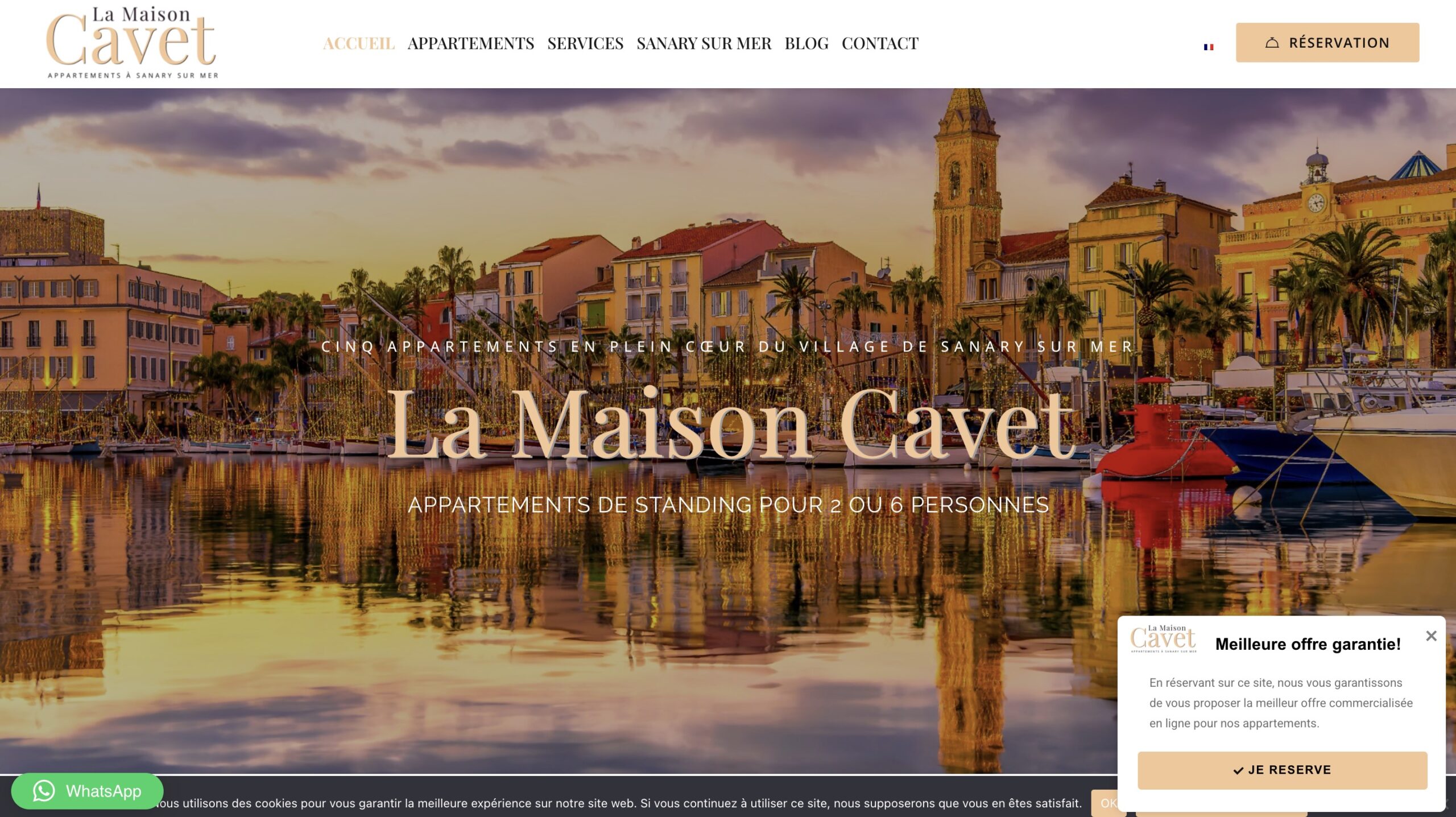 site Internet exemple Gîtes Chambres D'hôtes